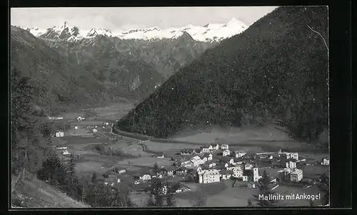 AK Mallnitz, Teilansicht mit Ankogel