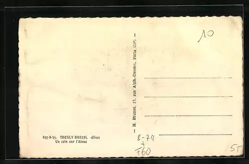 AK Trosly-Breuil, Un coin sur l`Aisne