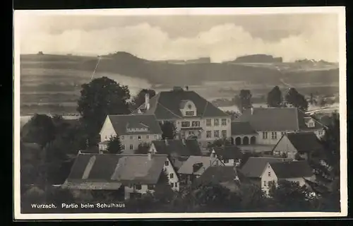 AK Wurzach, Partie beim Schulhaus