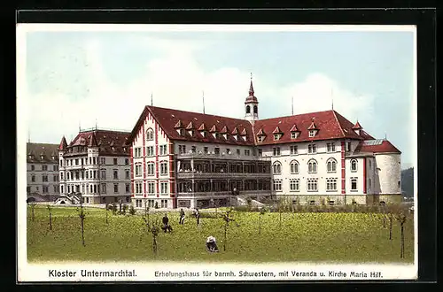 AK Untermarchtal, Kloster, Erhollungshaus f. barmh. Schwestern