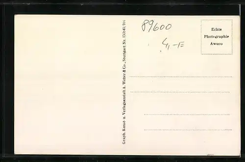 AK Schelklingen, Panorama mit Kirche