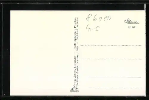 AK Steingaden /Obb., Ortspartie mit Kirche