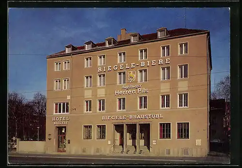 AK Augsburg, Hotel Riegele