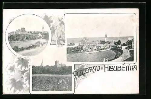 AK Prag / Praha-Hloubetina, Panorama