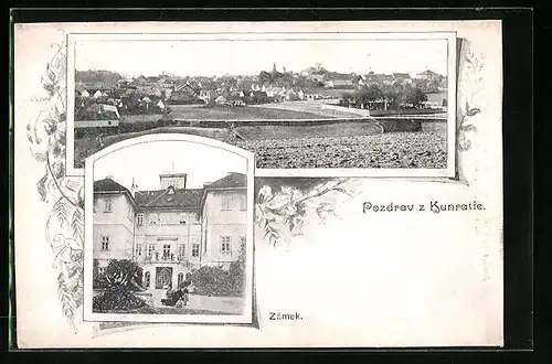 AK Prag / Praha-Kunratice, Zámek, Celkovy pohled