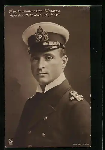 AK Kapitänleutnant Otto Weddigen, Kommandant des U-Bootes U 29