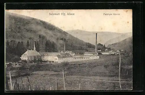 AK Sulzmatt /Hte Alsace, Fabrique Kessler