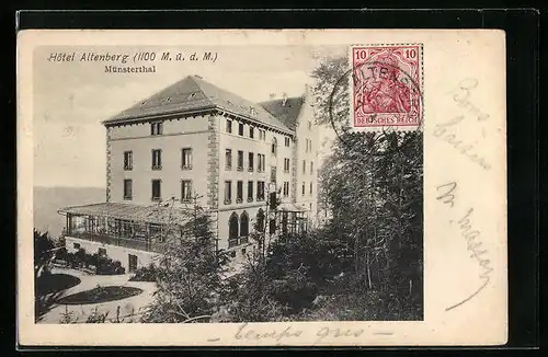 AK Wildenstein, Hôtel Altenberg Münstertal