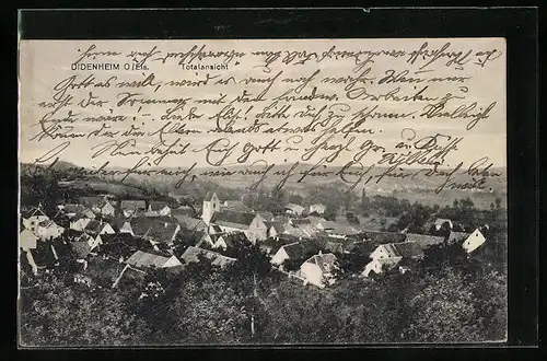 AK Didenheim /O.-Els., Totalansicht