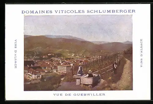 AK Guebwiller, Domaines Viticoles Schlumberger, Vins d`Alsace, Panorama