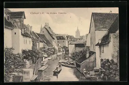 AK Colmar i. E., Im kleinen Venedig