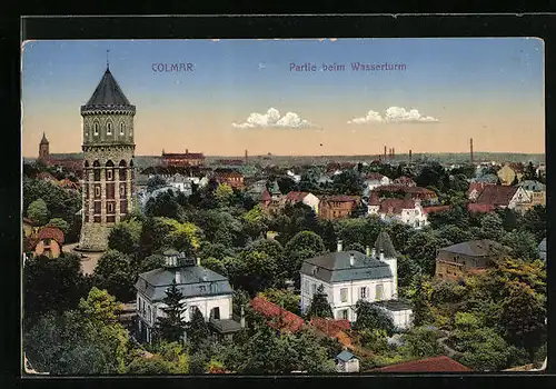 AK Colmar, Partie beim Wasserturm