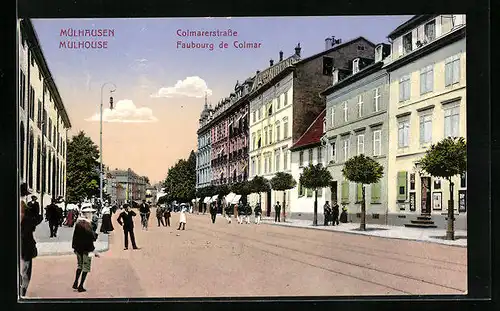 AK Mülhausen, Colmarerstrasse