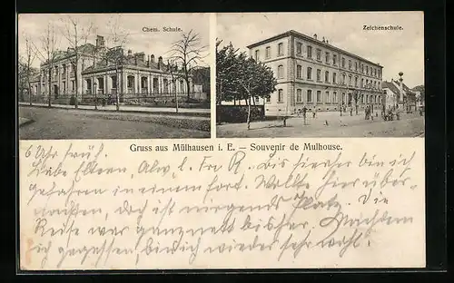 AK Mülhausen, Chemische Schule und Zeichenschule