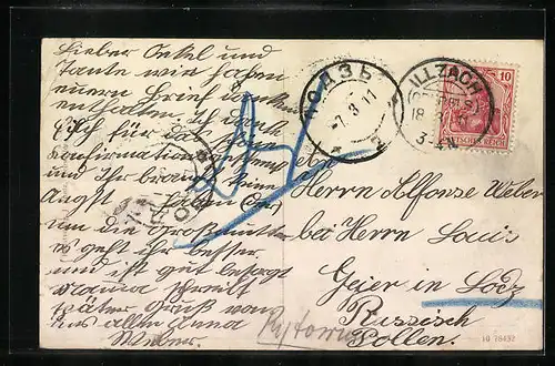 AK Illzach, Restaurant Elsässer Bauernhaus, Neubleiche