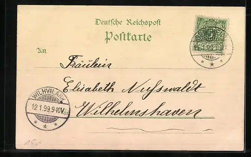 Lithographie Cernay, Thanner Thor, Neue Kirche