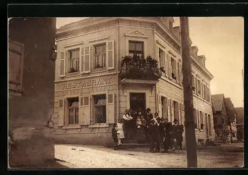 AK Blotzheim, Restaurant et Boulangerie Joseph Lang-Meyer