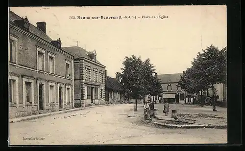 AK Neung-sur-Beuvron, Place de l`Eglise