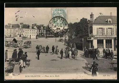 AK Romorantin, Place de la Halle