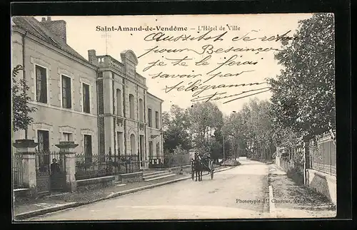 AK Saint-Amand-De-Vendome, L`Hotel de Ville