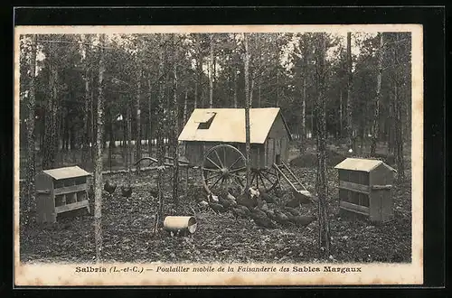 AK Salbris, Poulailler mobile de la Faisanderie des Sables Margaux