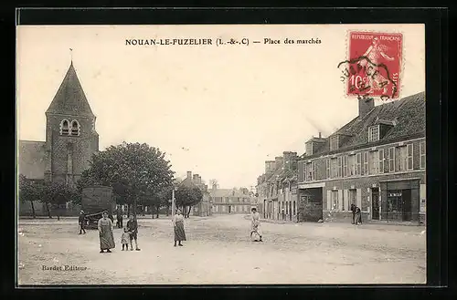 AK Nouan-Le-Fuzelier, Place des marches