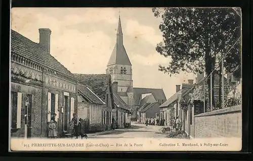 AK Pierrefitte-Sur-Sauldre, Rue de la Poste