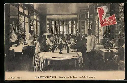 AK La Motte-Beuvron, Sanatorium des Pins, La Salle a Manger