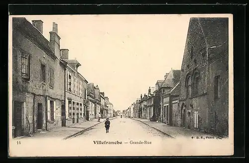 AK Villefranche, Grande-Rue