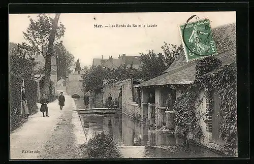 AK Mer, Les Bords du Rue et le Lavoir