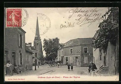 AK Chatres, Place de l`Eglise