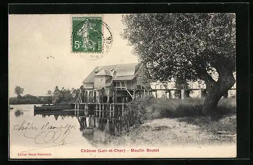 AK Chatres, Moulin Boutet sur le Cher
