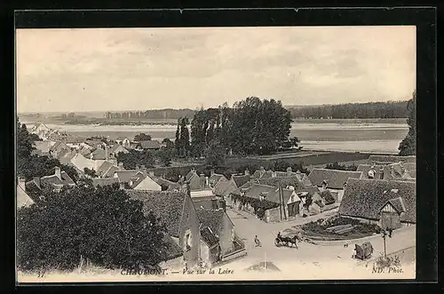 AK Chaumont, Vue sur la Loire