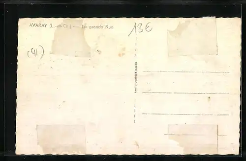 AK Avaray, La grande Rue