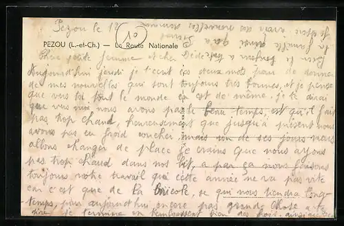 AK Pezou, La Route Nationale