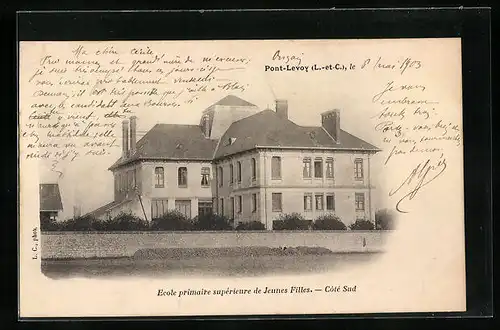 AK Pont-Levoy, Ecole primaire supérieure de Jeunes Filles