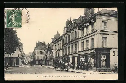 AK Vendome, Place d`Armes et Rue du Change