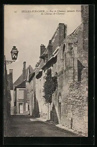 AK Selles-sur-Cher, Rue de Clamecy