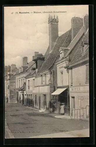 AK Montoire, Maison, cheminée Renaissance