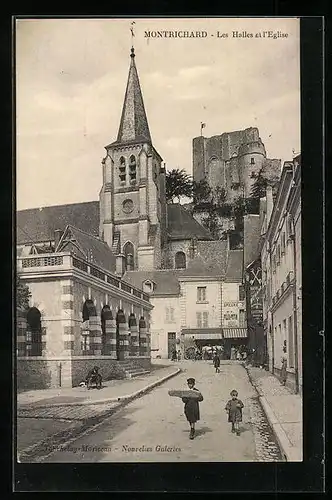 AK Montrichard, Les Halles et l`Eglise