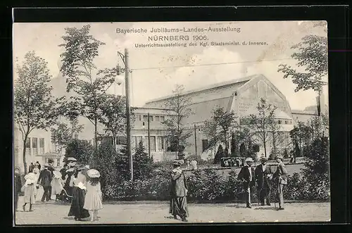 AK Nürnberg, Bayerische Jubiläums-Landes-Ausstellung 1906, Unterrichtsausstellung des Kgl. Staatsminist. d. Inneren