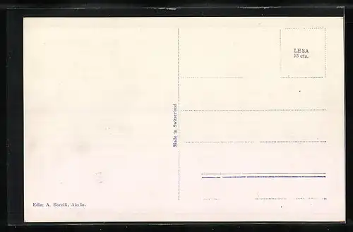 AK Airolo, Ortsansicht mit Bergen