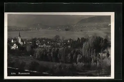 AK Mammern, Ortsansicht mit Blick ins Land