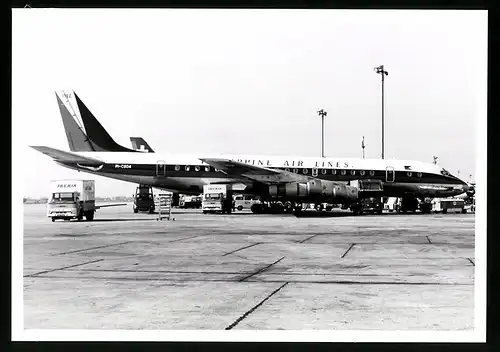 Fotografie Flugzeug Douglas DC-8, Passagierflugzeug der Philippine Air Lines, Kennung PI-C804