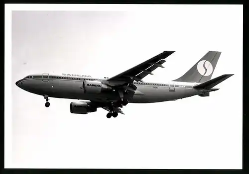 Fotografie Flugzeug Airbus A310, Passagierflugzeug der Sabena, Kennung OO-SCB
