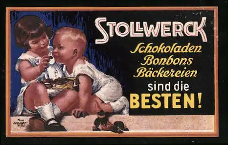 Vertreterkarte Norderstedt, Stollwerck, Schokoladen, Bonbons, Bäckereien