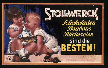 Vertreterkarte Norderstedt, Stollwerck, Schokoladen, Bonbons, Bäckereien