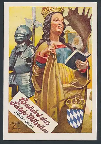 Vertreterkarte Berchtesgaden, Besuchet das Schloss-Museum