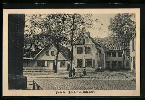 AK Rostock, Bei der Marienkirche