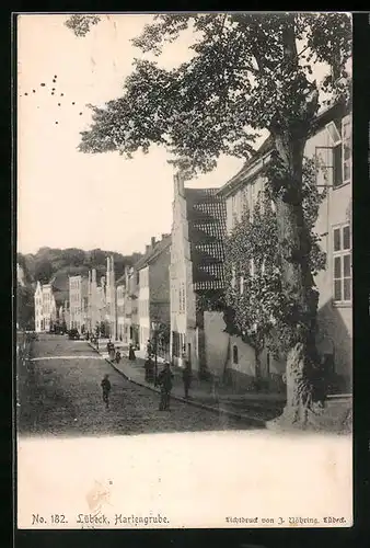 AK Lübeck, Strasse Hartengrube